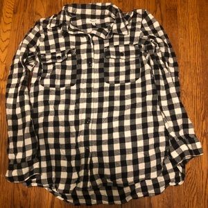 Madewell Plaid Flannel shirt size S